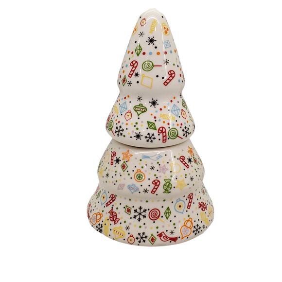 Vintage Hallmark Christmas Tree Salt and Pepper Shakers Table Decor Holidays - Picture 9 of 9